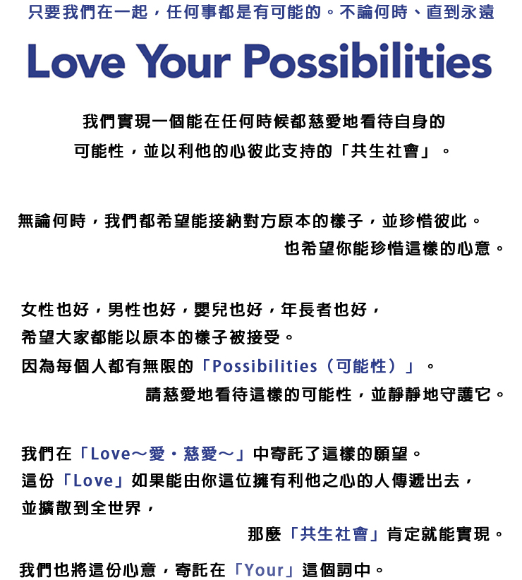 Love Your Possibilities